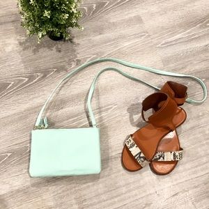 Mint Colored Crossbody